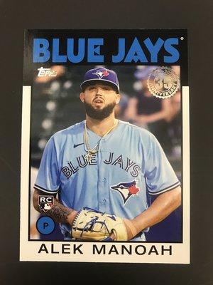 Toronto Blue Jays ALEK MANOAH Signed 2022 Topps Card #248