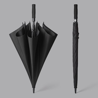 新品 超大防風大號雙人商務自動黑色長柄傘直桿直柄廣告定制logo男鵬