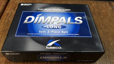總統高爾夫(自取可刷國旅卡)kasco 日本製 KASCO DIMPALS LONG 高爾夫球(1盒12顆)