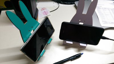 韓國/創意手機座/可愛兔子/木質手機架/iPhone6/iPhone plus/HTC/SONY/samsung手機通用
