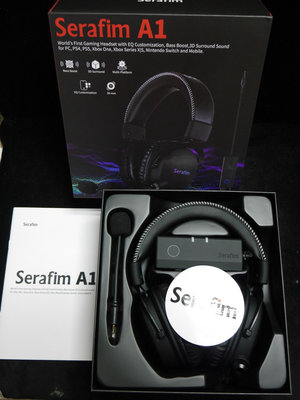 【阿輝の古物】耳機_Serafim A1 耳罩式耳機 盒裝含說明_品項新 未測試_#D18