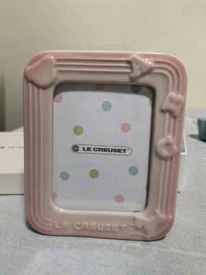 法國酷彩Le Creuset兒童餐具系列炻瓷相框嬰兒牛奶粉色