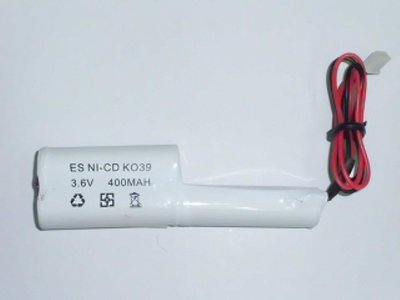 《消防材料行》小型出口燈電池3.6v400mah  緊急照明燈電池.出口燈電池照明燈 鎳鎘電池