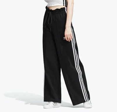 小老闆雜貨舖 Adidas originals HW 運動褲 黑白  寬褲 ED4746