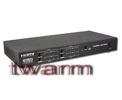 《德源科技》 n)朗強LKV344高清HDMI矩陣切換器 HDMI交換中心共享中心 四進四出