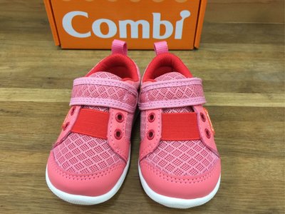 Combi 幼兒機能童鞋/玫瑰粉15.5/16.5cm