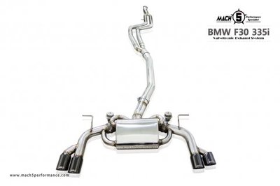 【YGAUTO】BMW F30 F31 335i N55 MACH5 全新升級 高流量帶三元催化頭段 排氣管 底盤改裝