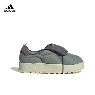 Adidas Puffylette 愛迪達 麵包鞋 休閒鞋 雲朵鞋 懶人鞋 灰綠 IF3957 黑白 GY4559