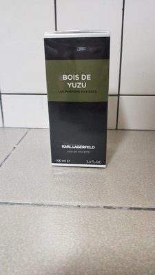 KARL LAGERFELD BOIS DE YUZU綠意香橙木男性淡香水100ml_TESTER(免運+針管2支)