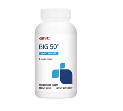 【PHS】GNC 必康 維他命B群 B-Complex BIG100 B100 (素食) 100-250