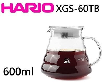【沐湛伍零貳】HARIO雲朵耐熱玻璃咖啡壺 XGS-60 耐熱花茶壺 600ML 咖啡壺 手沖下座 可微波