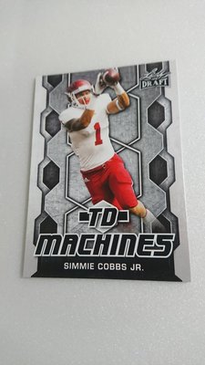 NFL美式足球明星SIMMIE COBBS JR.一張~5元起標