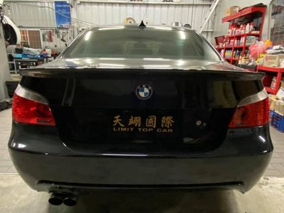 【天翊國際】BMW E60 A款 碳纖維 尾翼