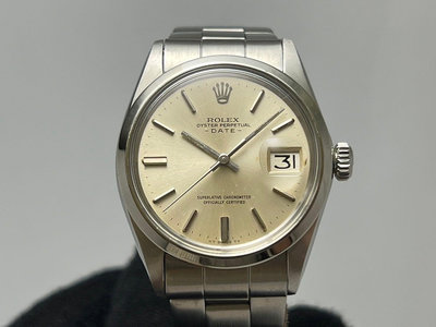 【黃忠政名錶】 勞力士 Rolex 1500 perpetual date sigma T25面盤 34mm cal.1570 約1970年生產製造 已整理如新