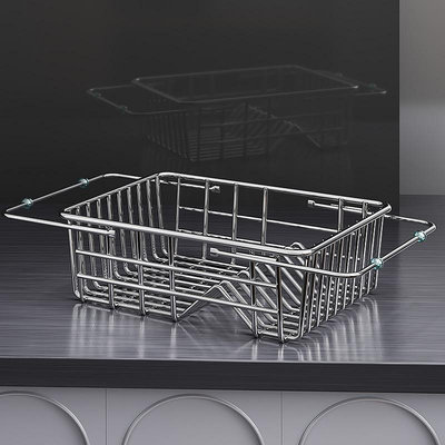 304不銹鋼瀝水碗盤架水槽碗籃可伸縮廚房置物架水池洗碗濾水收納