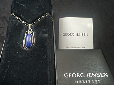 Georg Jensen 喬治傑生 2009 年度寶石項鍊 青金石