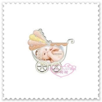♥小花花日本精品♥ 《LADONNA Radonna》相框 照片相框 寶貝相框 嬰兒車造型 57026206