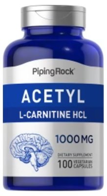 【天然小舖】Piping Rock 乙醯左旋肉鹼 Acetyl L-Carnitine 1000mg100顆
