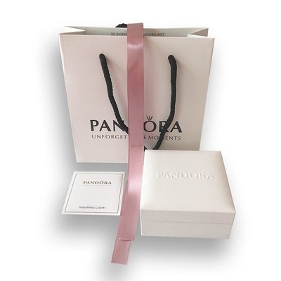 潘多拉首飾包裝盒Pandora戒指耳釘盒項鏈手鏈手鐲手串包裝禮物盒~特價