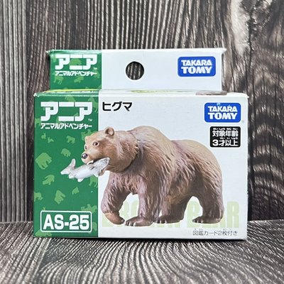 《HT》純日貨 TAKARA TOMY 動物系列 AS-25 棕熊876175
