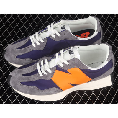 New Balance MS327系列復古休閒運動慢跑鞋 男女鞋 灰/藍/橘色