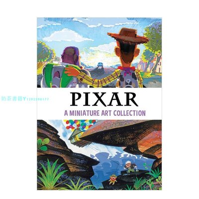 【現貨】皮克斯工作室的微型藝術收藏 迷你書 Pixar: A Miniature Art Collection 英文動畫電影草稿概念藝術畫冊集書籍