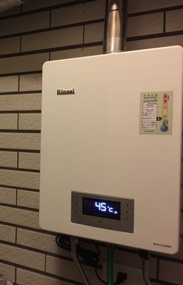 (含標準安裝）林內 RUA-C1620WF 16公升 數位恆溫強制排氣熱水器水量伺服器+三段火排更節能全新