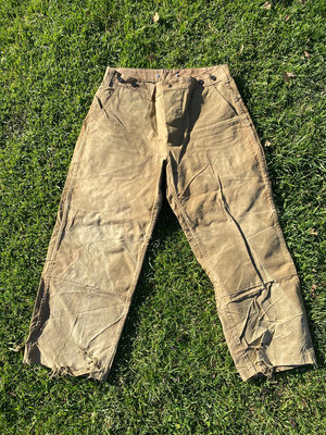 美國 美產 Filson 復古 重磅 油蠟布 工裝褲 獵裝褲