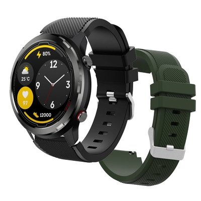 Stratos 2 Lite 智能手錶手鍊快速釋放帶矽膠錶帶