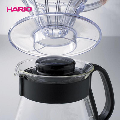 現貨 :HARIO咖啡壺家用耐熱玻璃大容量手沖咖啡器具咖啡壺XVD