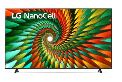 LG 65NANO77SRA NanoCell 一奈米 4K AI 語音物聯網智慧電視/65吋 (可壁掛) / 2023