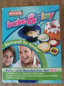 【德國】Kaiser bake&play 烘焙計量工具5入組 親子烘焙 兒童烘焙