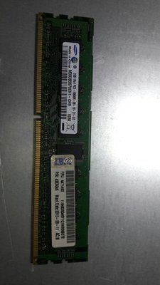 028 （3C）Samsung 2G 有ECC的喔！ PC3-10600R 記憶體 IBM 44T1492  狀況良好 （4）
