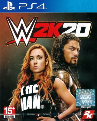 【全新未拆】PS4 激爆職業摔角 美國勁爆職業摔角 2020 WWE 2K20 英文版【台中恐龍電玩】