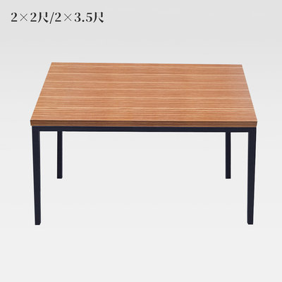 【在地人傢俱】22 輕鬆購-工業風柚木面2x3.5尺餐桌/方桌/休閒桌 GD348-5