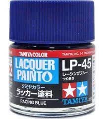 【TAMIYA LP-45】油性 亮光 硝基 模型漆 手工藝 賽車金屬藍色 10ml 82145