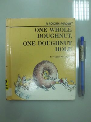 6980銤：A8-3☆1982年『ONE WHOLE DOUGHNUT,ONE DOUGHNUT HOLE』原文 英文童書繪本