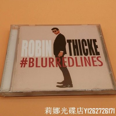 精選全新CD Robin Thicke --- Blurred Lines cd莉娜光碟店 6/8