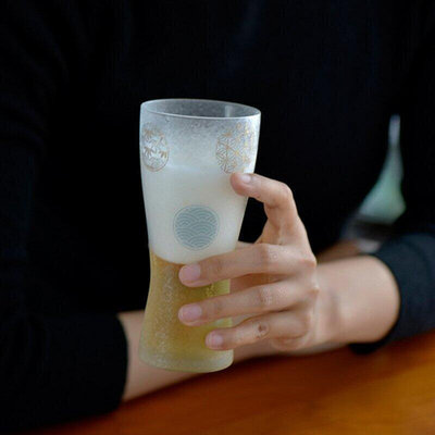 極致優品 日本原裝 ADERIA 津輕 透明玻璃杯 啤酒杯 HW2926