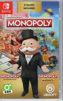 【歡樂少年】全新現貨 NS 地產大亨 1 + 瘋樂 Monopoly Madness 中文版
