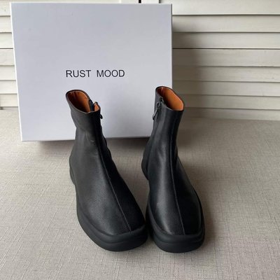 真皮短靴DANDT時尚羊皮運動風橡膠底短靴（22 NOV SUN RUST) 同風格請在賣場搜尋-外銷女鞋