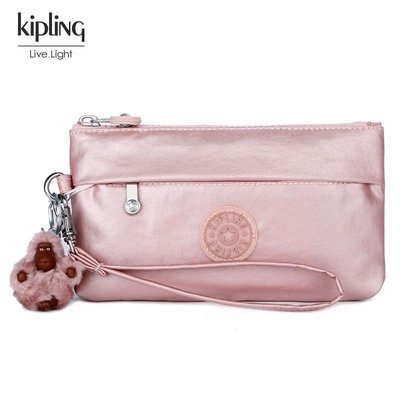 【MOMO全球購】新款Kipling女款2022時尚潮流收納包錢包手機包手拿包輕便防水