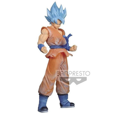 全新現貨 日版 金證 Banpresto 七龍珠超 CLEARISE 超級賽亞人之神 超藍 孫悟空 透明藍髮 景品公仔