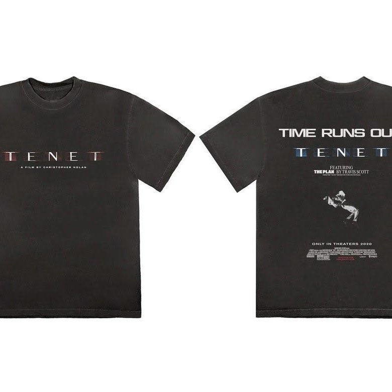 TENET x TRAVIS SCOTT CACTUS JACK T-SHIRT 限量聯名水洗短袖L號