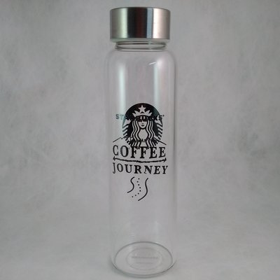 Starbucks 星巴克 2016 經典 CJ玻璃水瓶 咖啡旅程 玻璃瓶 玻璃隨身瓶 水瓶 交換禮物 禮物