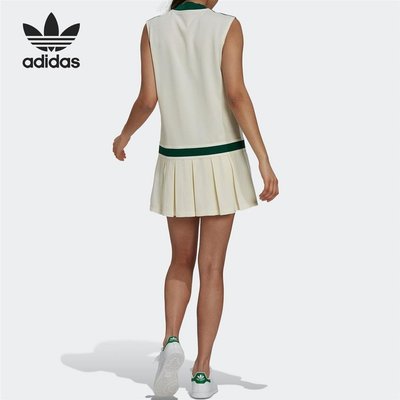 100％原廠公司貨 adidas愛迪達 nike新款年女子夏季無袖運動連衣裙 H56442