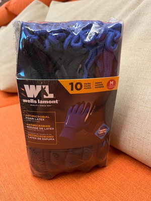 Wells Lamont 工作手套(掌心採乳膠塗層)一組10雙     405元--可超商取貨付款