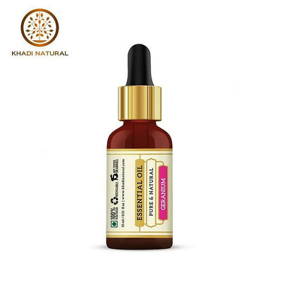 印度 Khadi 天竺葵精油 10ml 新包裝 Herbal Geranium Essential Oil【V372207】PQ 美妝