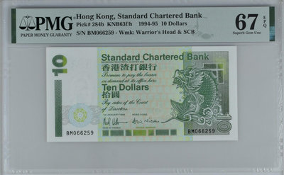 香港渣打銀行1994年10