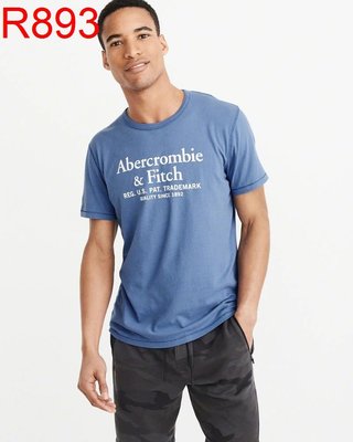 【西寧鹿】AF a&f Abercrombie & Fitch HCO T-SHIRT 絕對真貨 可面交 R893